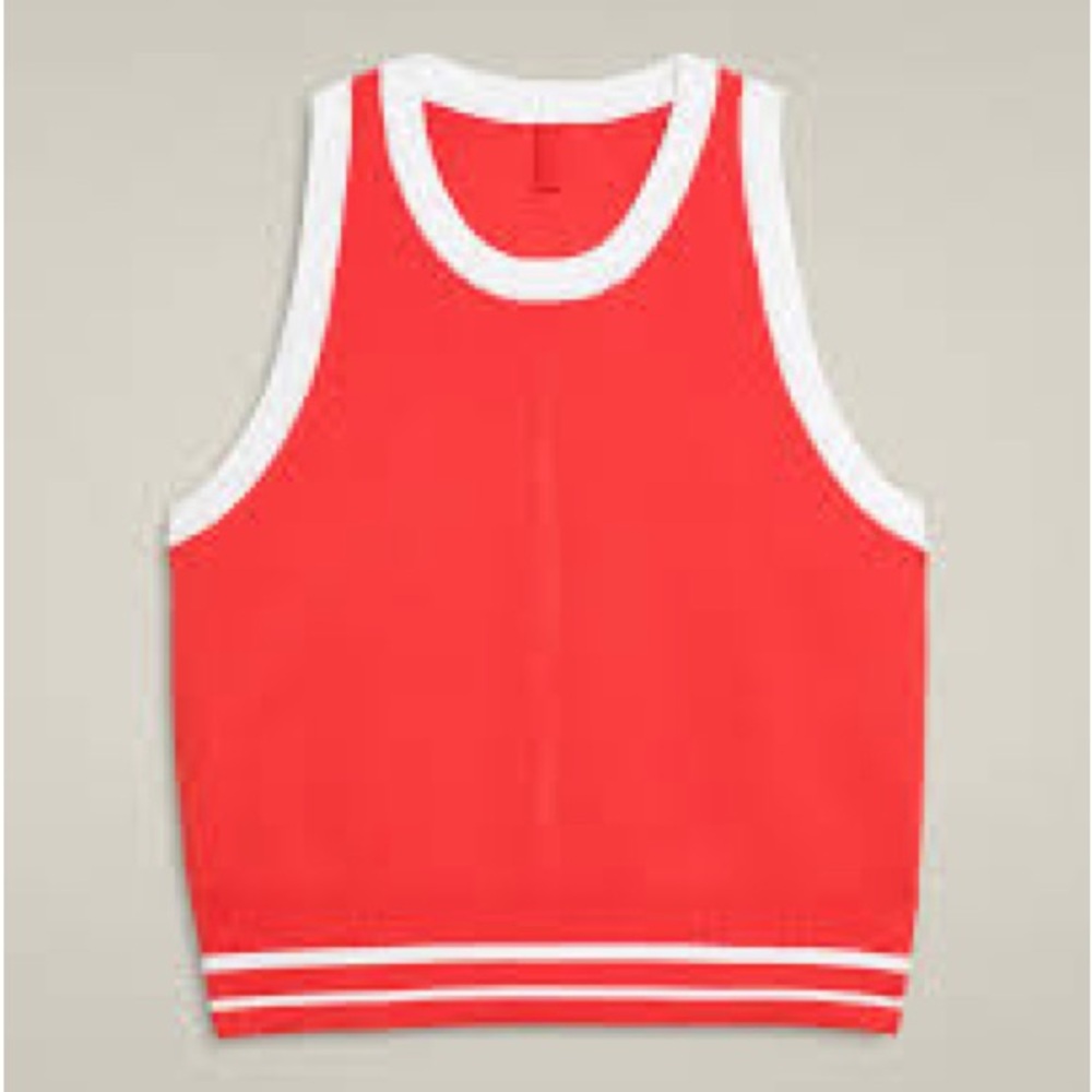 Wilson Red Tank Top with White Trim